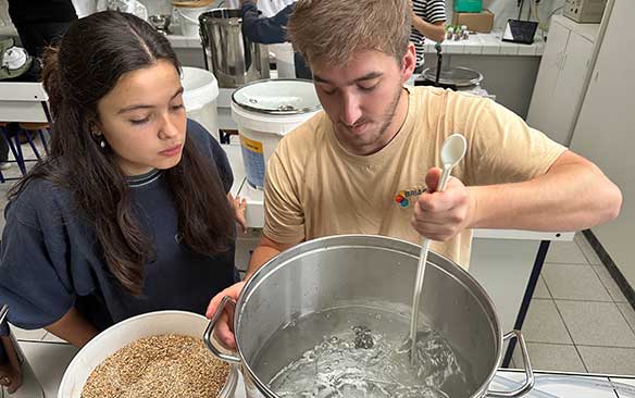 Option Brasserie au lycée Briacé